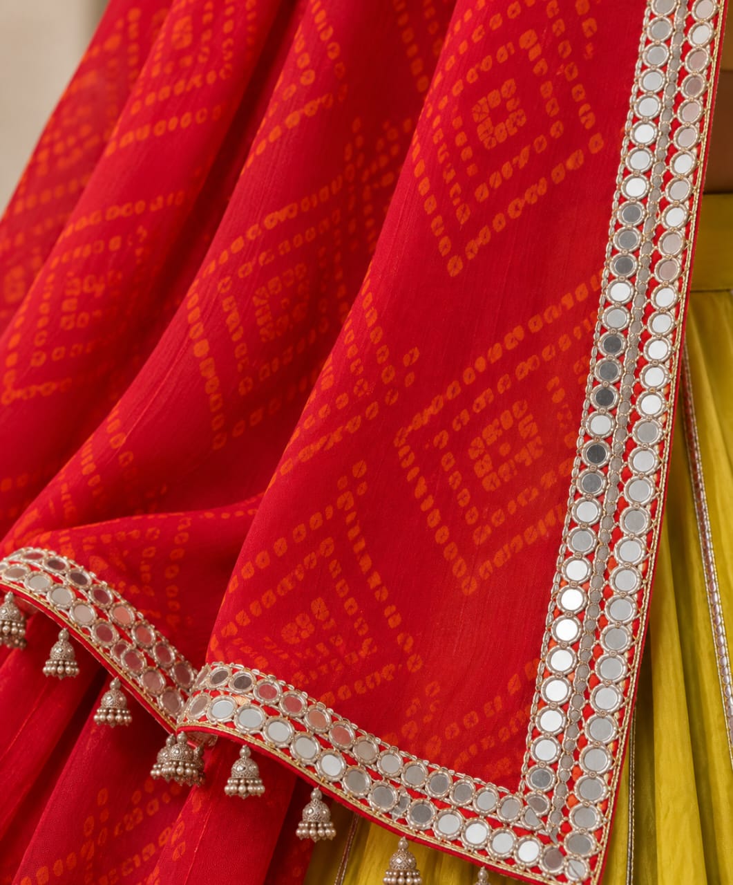 Chandraghanta - Chanderi Silk Chaniya Choli - Navratri / Dandia Dress