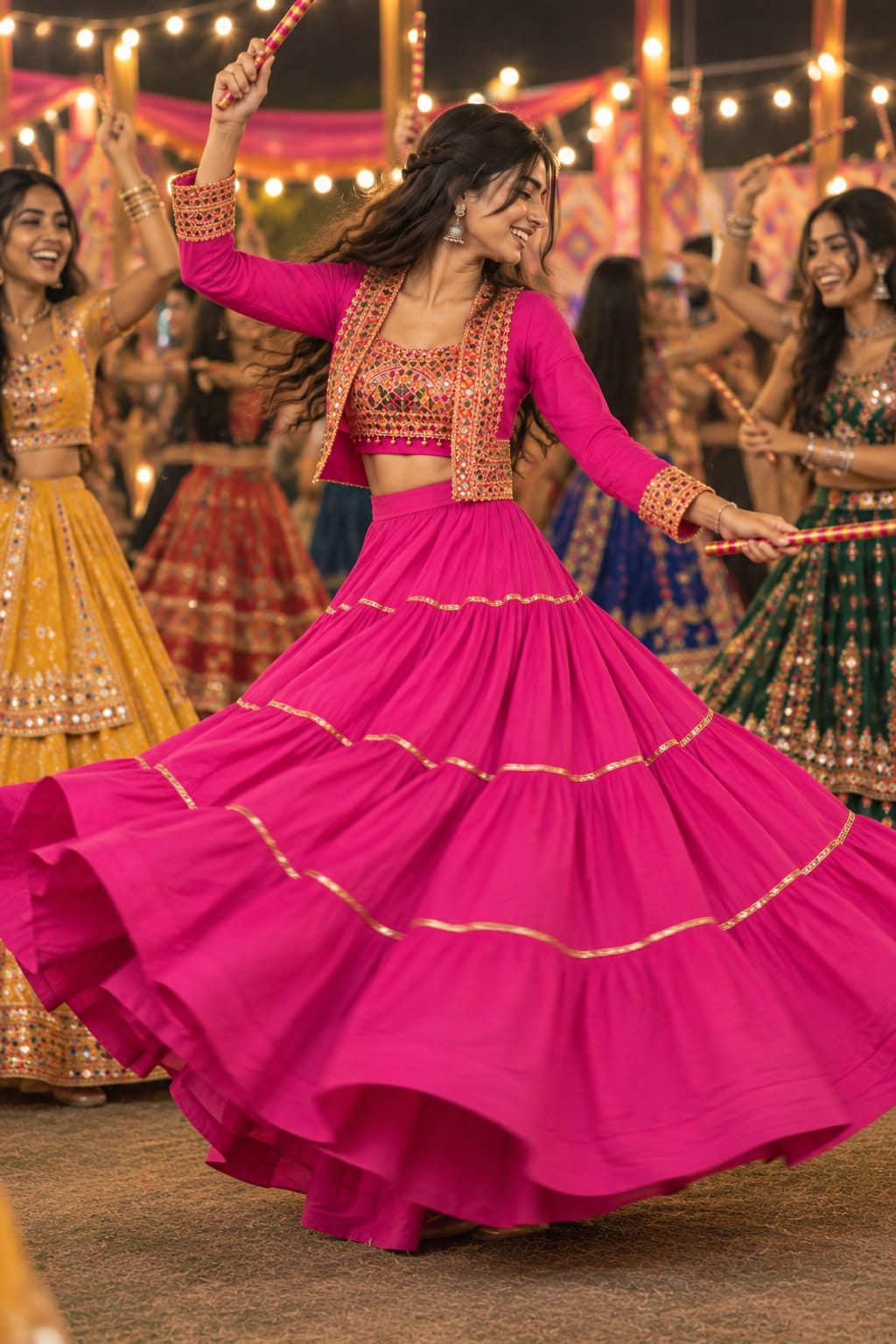 Pink Chaniya Choli